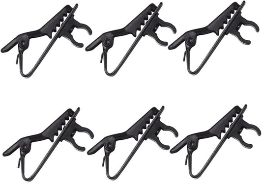 10pcs Wireless Lapel Microphone Clip Easy Clip Design Suitable for Speeches Online Chat