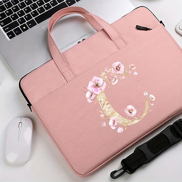 Computer Bag For Men & Women, With Initial Laptop Bag,14/15inches Messenger bag For Office、Business、Travel、School
