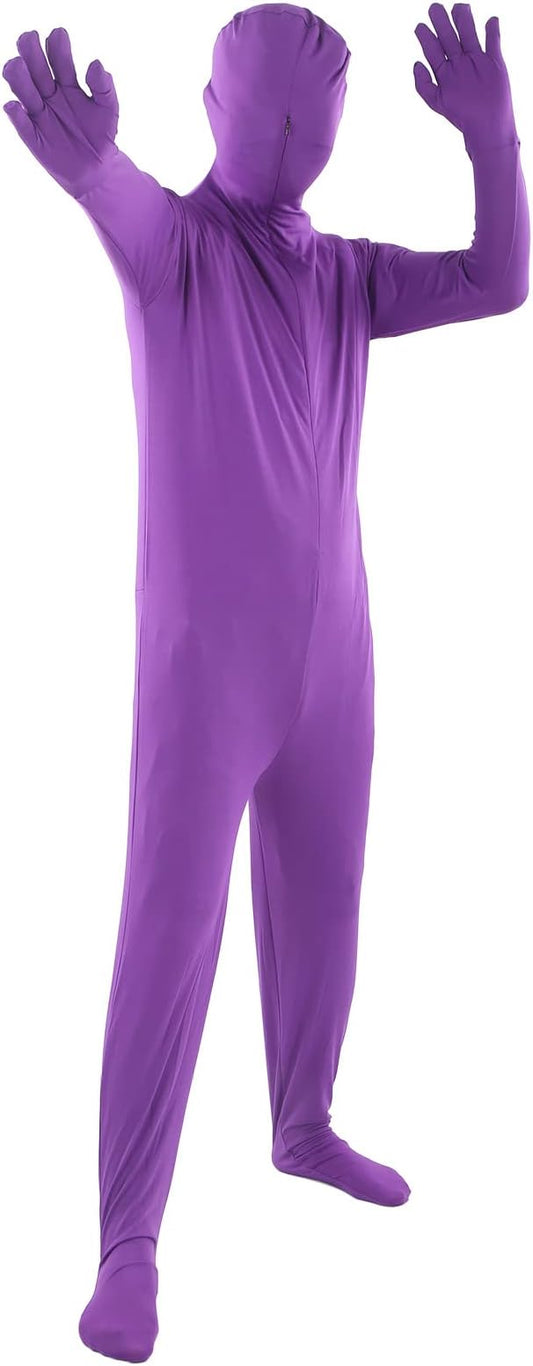 Screen Bodysuit, Chromakey Suit for Photography, Full Body Green Screen Suit with Elastic Polyvinyl Chloride, Lightweight Washable Suit for Video Special Effects, Live Broadcast (160cm)