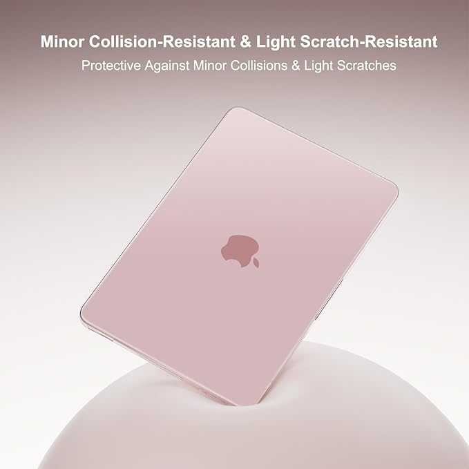 MOSISO Compatible with MacBook Neo Case 13 inch 2026 Release Model A3404 with A18 Pro Chip, 4 in 1 Kit Precision Fit Crack & Scratch Resistant Protective Hard Shell Case Cover, Blush