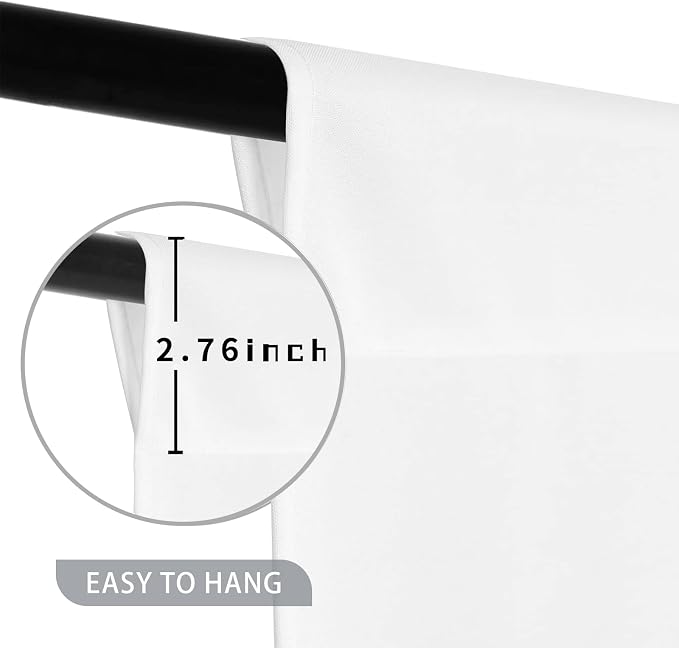 White Photo Backdrop for Photoshoot, White Background for Portrait, Product Photography Fashion Shoot Festival Celebrations 5x7FT