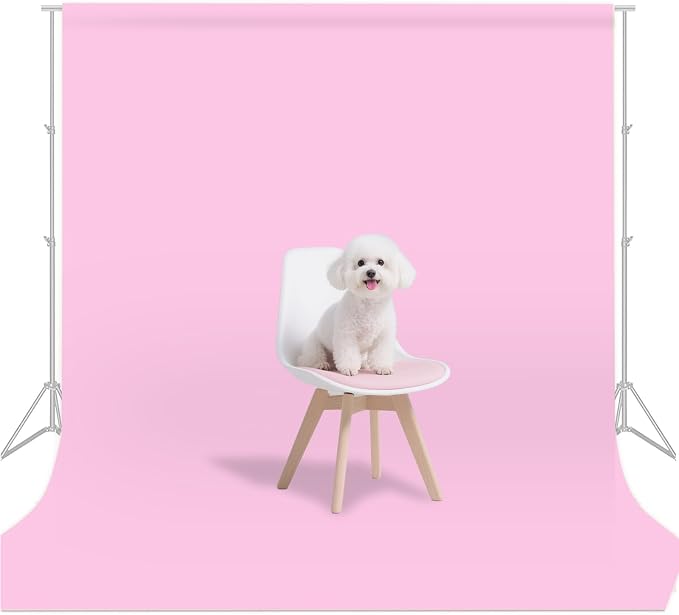 Pink Backdrop for Photoshoot, Pink Background for Portrait, Product Photography Beauty Fashion Shoot Party Celebrations 3x5FT