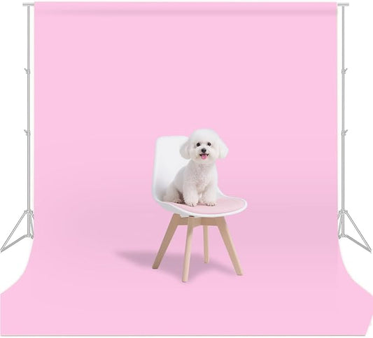 Pink Backdrop for Photoshoot, Pink Background for Portrait, Product Photography Beauty Fashion Shoot Party Celebrations 3x5FT