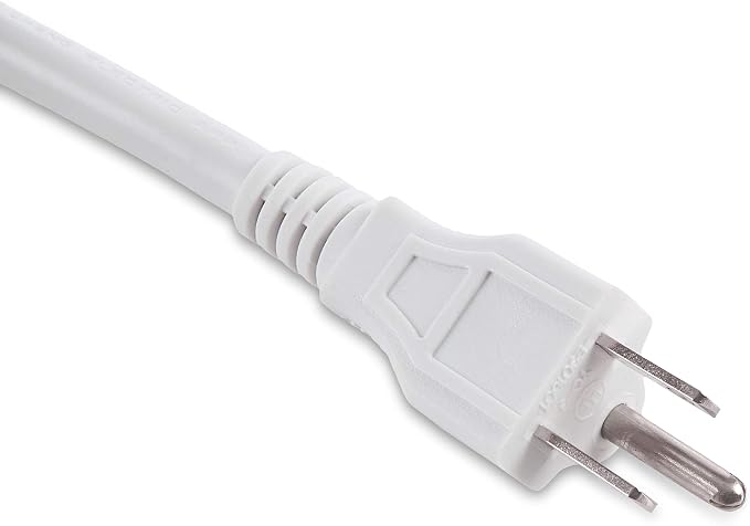Amazon Basics Power Strip Surge Protector with 6 Outlets, 2 USB Ports, 1000 Joule Protection, 6-Foot Extension Cord, White
