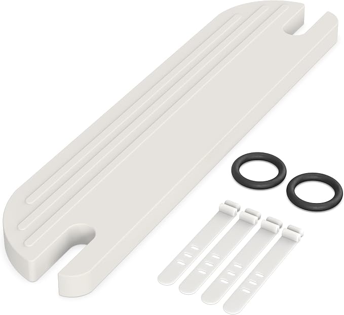 White IKEA High Chair Foot Rest, Compatible with Antilop Chairs | Adjustable, Reversible & Non-Slip Footrest for IKEA Chair - Made with Durable Polypropylene - Antilop Accessories