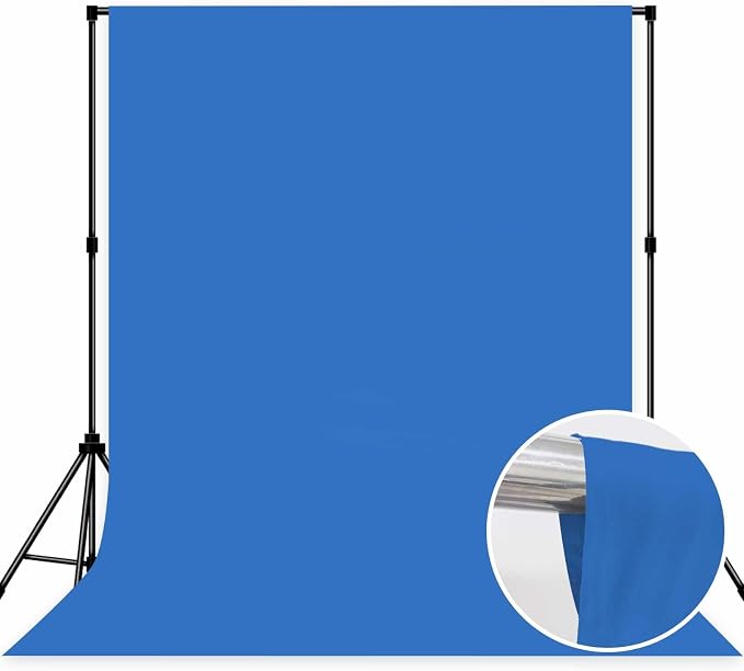 Photo Backdrop Blue Background Fabric Professional Photography 8x10ft Seamless Design Eliminates Wrinkles Ocean Theme Event Bachelor Party Decoration