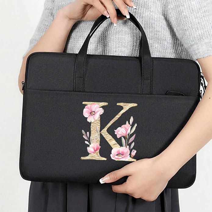 Computer Bag For Men & Women, With Initial Laptop Bag,14/15inches Messenger bag For Office、Business、Travel、School