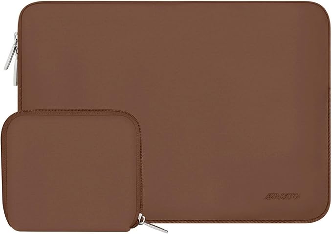 MOSISO Laptop Case 13 inch, 13 inch Laptop Sleeve Bag Compatible with MacBook Neo/Air M5 M4 M3 M2 M1 2026-2018 / Pro M2 M1 2026-2016, Neoprene Computer Sleeve Bag with Small Case, Caramel Brown