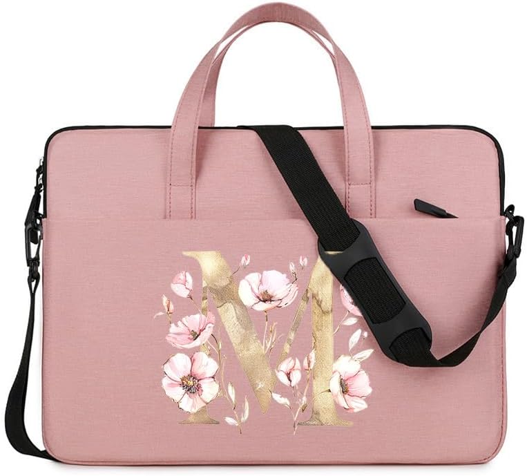 Computer Bag For Men & Women, With Initial Laptop Bag,14/15inches Messenger bag For Office、Business、Travel、School