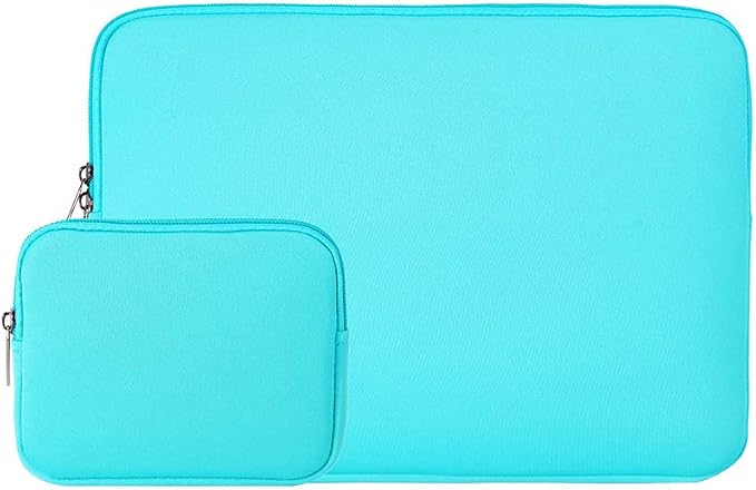 RAINYEAR 16 Inch Laptop Sleeve Protective Soft Case Bag with Accessories Pouch, Specially Compatible with 16" MacBook Pro M1 M2 M3 M4 M5 Pro/Max A3403 A3186 A3428 A3429 (Blue)