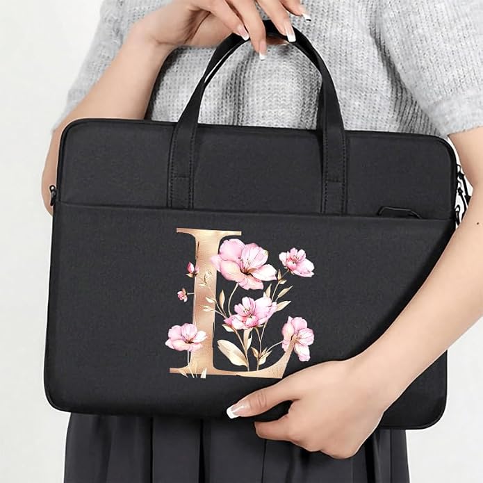 Computer Bag For Men & Women, With Initial Laptop Bag,14/15inches Messenger bag For Office、Business、Travel、School