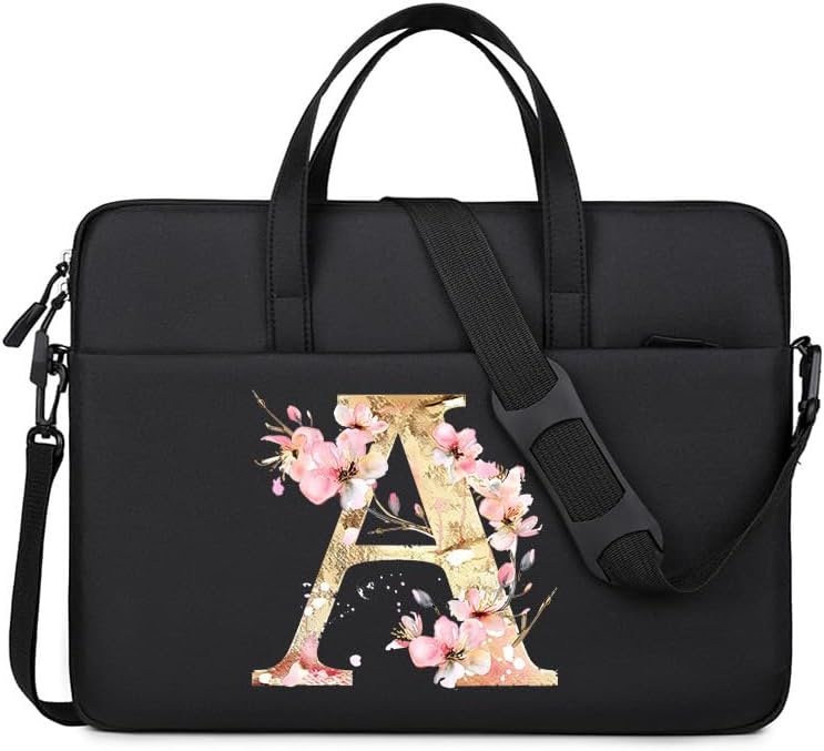 Computer Bag For Men & Women, With Initial Laptop Bag,14/15inches Messenger bag For Office、Business、Travel、School