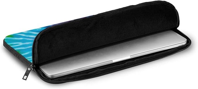 Tie Dye Laptop Sleeve Case for Men Women 17 inchWaterproof Oxford Cloth Laptop Sleeve Bag Suitable for Most Ipads and Laptops Notebook Computer Pocket Tablet Traveling Carrying Simple Case