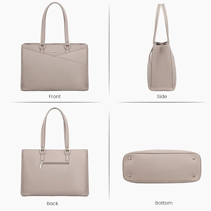 LOVEVOOK Laptop Tote Bag for Women, Office Work Bag Briefcase fit for 15.6 inch Laptop, Large Capacity Teacher Computer Bag Handbag