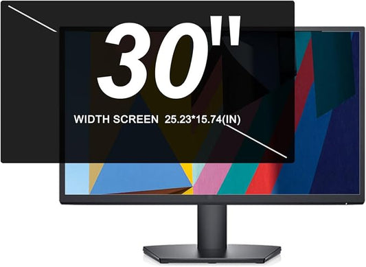 30" Privacy Screen Filter for Widescreen 16:10 Aspect Ratio Anti-Glare/Anti Blue Light/Anti Scratch Film, Glare Relieve Screen Filter Shield Blue Light Filter. Size is(641 * 400 mm).