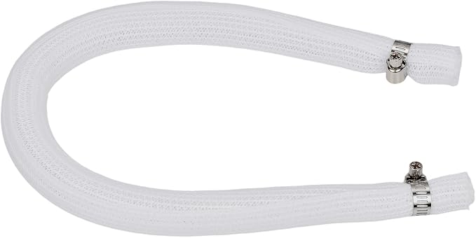4/5 Inch Electric Dirt Bike Cable Management Sleeve White - for Surron Sur Ron Light Bee X S Talaria Sting MX3 MX4 XXX E Ride Pro SS S X260 X160|Mesh Wire Wrap Cover|Cord Protector Tube