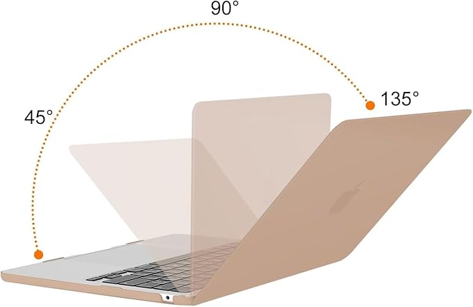 MOSISO Compatible with MacBook Air 13 inch Case M5 2026 M4 2025 M3 M2 2024-2022 A3449 A3240 A3113 A2681, Hard Shell&Keyboard Cover&Screen Film&Type C for MacBook Air 13.6 inch Case, Bronze Brown