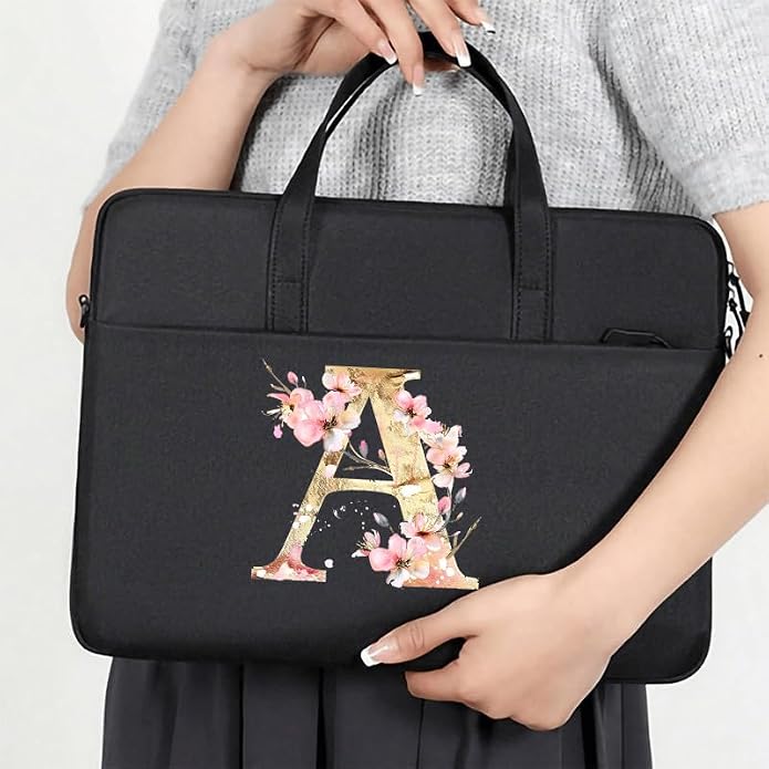 Computer Bag For Men & Women, With Initial Laptop Bag,14/15inches Messenger bag For Office、Business、Travel、School
