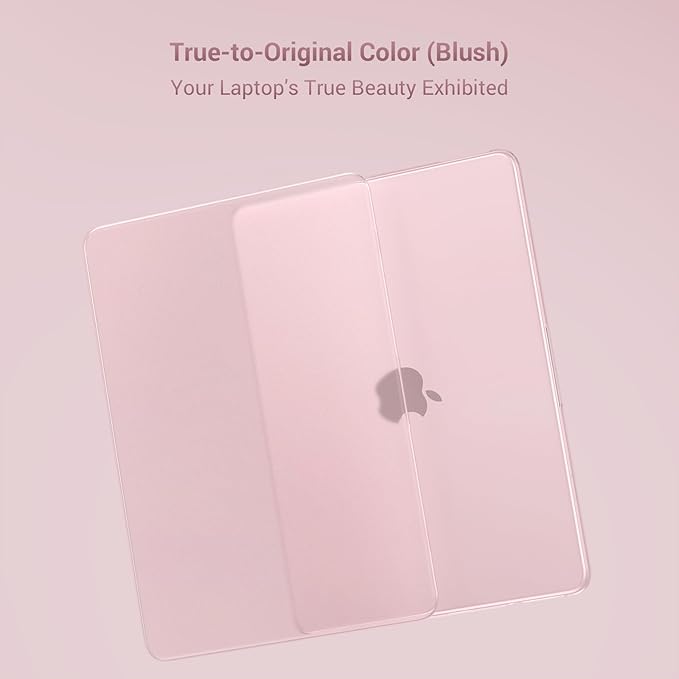 MOSISO Compatible with MacBook Neo Case 13 inch 2026 Release Model A3404 with A18 Pro Chip, 4 in 1 Kit Precision Fit Crack & Scratch Resistant Protective Hard Shell Case Cover, Blush