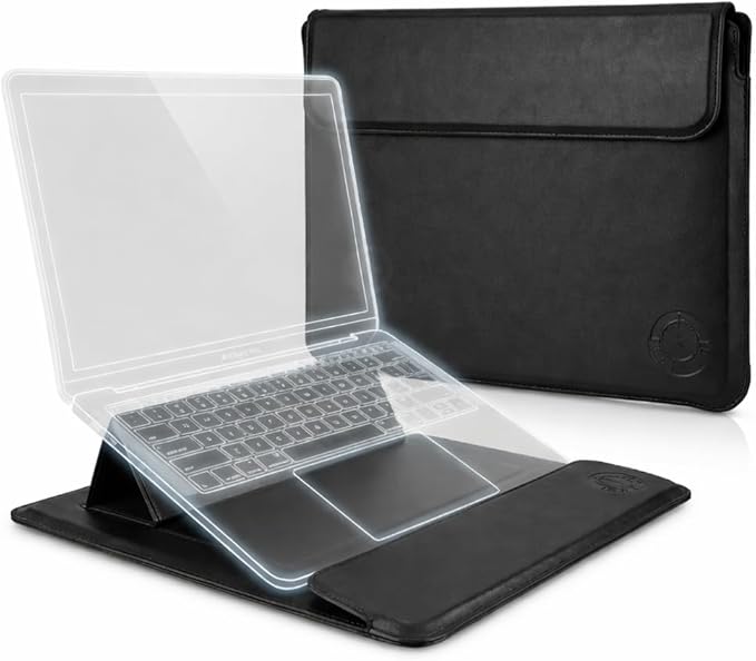 Black Universal Laptop Sleeve 11-13.3 Inch ONLY MacBook Air Pro 13" HP Envy Spectre x360 ASUS VivoBook Chromebook Flip Acer Spin 3 Lenovo IdeaPad Slim Students, Not for 14-16”