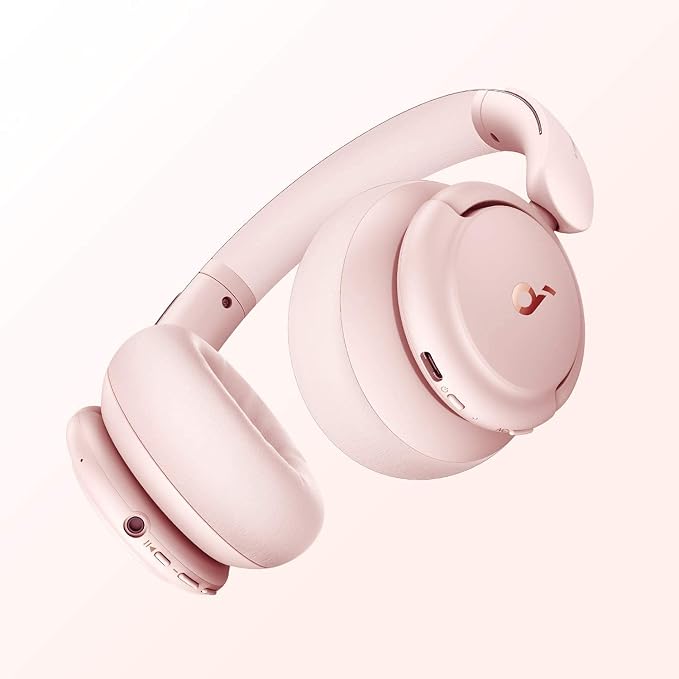 Soundcore by Anker Life Q30 Hybrid Active Noise Cancelling Headphones with Multiple Modes, Hi-Res Sound, Custom EQ via App, 40H Playtime, Bluetooth Headphones, Connect to 2 Devices (Renewed)