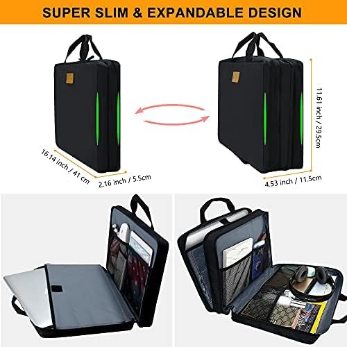 ZINZ Expandable Laptop Case 15.6 Inch Sleeve, Protective Carrying Case Compatible with MacBook Neo 16", MacBook Pro 16"/15.4", Dell XPS 16" and Most 15" 15.6" 16" Notebook，DB01K02