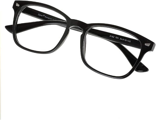 Cyxus Blue Light Glasses Men Women Reduce Eye Strain UV Blocking for Office Work Computer Screen 8082