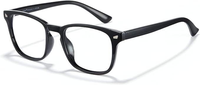 Cyxus Blue Light Glasses Men Women Reduce Eye Strain UV Blocking for Office Work Computer Screen 8082