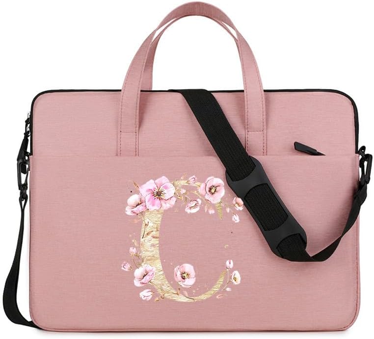 Computer Bag For Men & Women, With Initial Laptop Bag,14/15inches Messenger bag For Office、Business、Travel、School