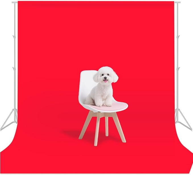Red Backdrop for Photoshoot, Red Background for Portrait, Holiday Seasonal Commercial Product Party Fashion Photography 10x20FT