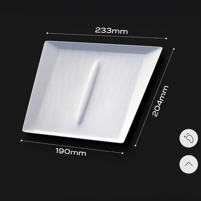 Center Console Wireless Charging Silicone Mat for Tesla Model 3 (Highland 2024-2025) & for 2025-2026 Tesla Model Y Juniper, Ultra-Thin Phone Non-Slip Pad, Interior Protective Cover Accessories - White