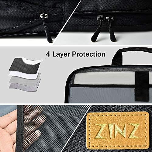 ZINZ Expandable Laptop Case 15.6 Inch Sleeve, Protective Carrying Case Compatible with MacBook Neo 16", MacBook Pro 16"/15.4", Dell XPS 16" and Most 15" 15.6" 16" Notebook，DB01K02
