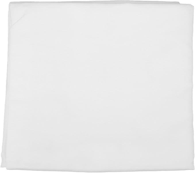 GLOGLOW Props Polyester Opaque Collapsible Backdrop for Video Streaming and Portrait Photography, 9.8 X 6.6ft Virtual Background Screen, Nan (White)