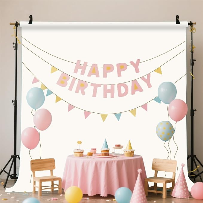 Ivory Photo Backdrop for Photoshoot, Ivory Background for Portrait, Product Photography Fashion Shoot Festival Celebrations 7x10FT