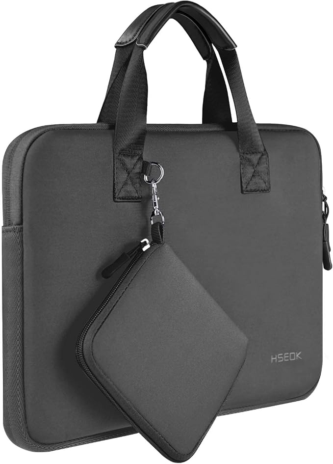 Hseok Laptop Sleeve 14 inch Case with Small Case, Compatible with MacBook Neo 14, MacBook Pro 14 M5/M4/M3/M2/M1, XPS 14 and Most 14 inch Notebooks, Neoprene Computer Handbag,DG01Y01