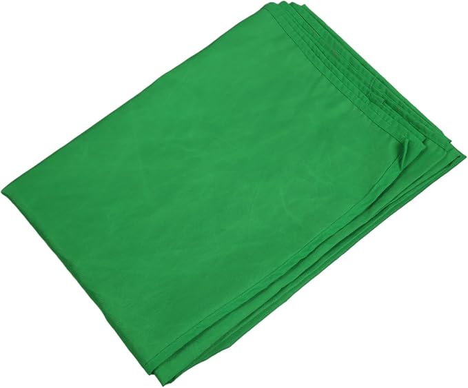 Chromakey Green Screen Backdrop, Photography Backdrop High Density Polyester Soft Light Wrinkle Background for Photo Studio Streaming Video Party Home Use (150 * 200CM)