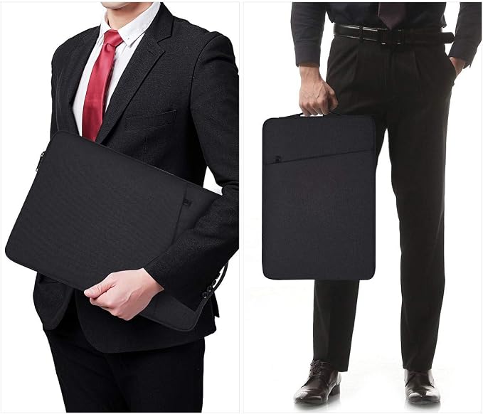 17.3 Inch Laptop Carry Case Sleeve for HP Envy 17 17t/Pavilion 17/Omen 17, Acer Predator 17, Dell Inspiron 17/Dell G3 G7 17.3, Lenovo Ideapad 17, MSI GS75, 17 in Waterproof Computer Bag with Handle