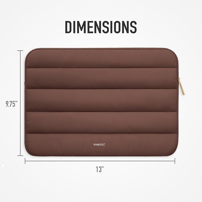 Vandel The Original Puffy Laptop Sleeve Case, 13-14 inch Laptop Sleeve Bag Case 13.3 Inch, Compatible with MacBook Air 13, Pro 14/13 iPad Pro 12.9, HP Dell ASUS, Computer Bag Cover