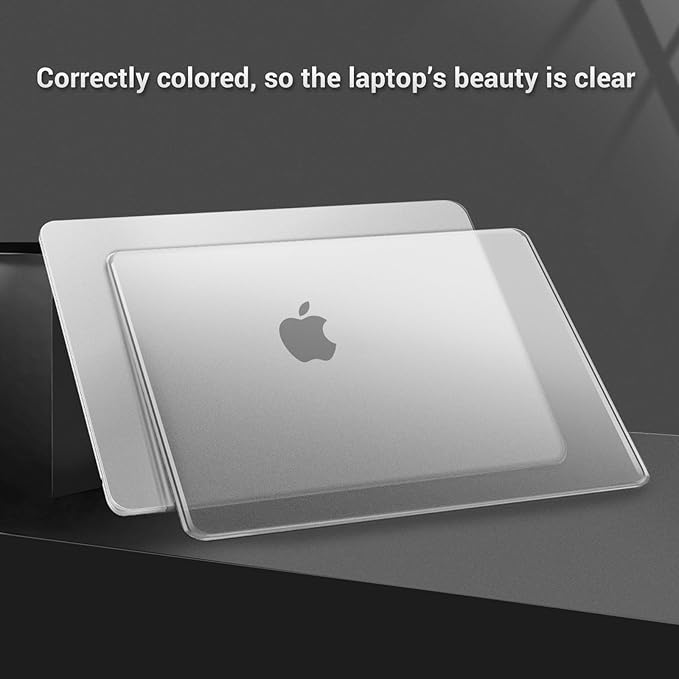 MOSISO for MacBook Air 15 inch Case M5 2026 M4 M3 M2 2025-2023 A3448 A3241 A3114 A2941, 4 in 1 Kit Seamlessly Closes Anti-Fingerprints Matte Hard Shell,Great for Business Travel Study, Matte Clear