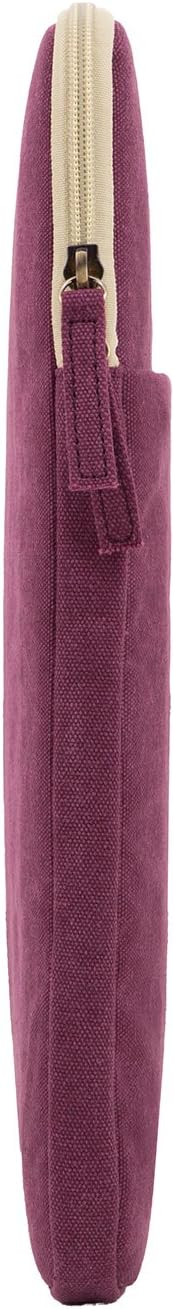 Kinmac 360° Protective Vertical Laptop Sleeve Case Cover Bag (Wine Red, 15 inch-15.6 inch)