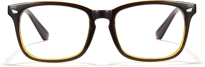 Cyxus Blue Light Glasses Men Women Reduce Eye Strain UV Blocking for Office Work Computer Screen 8082