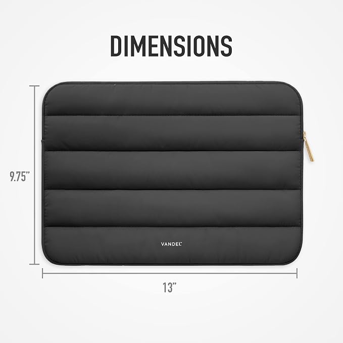 Vandel The Original Puffy Laptop Sleeve Case, 13-14 inch Laptop Sleeve Bag Case 13.3 Inch, Compatible with MacBook Air 13, Pro 14/13 iPad Pro 12.9, HP Dell ASUS, Computer Bag Cover