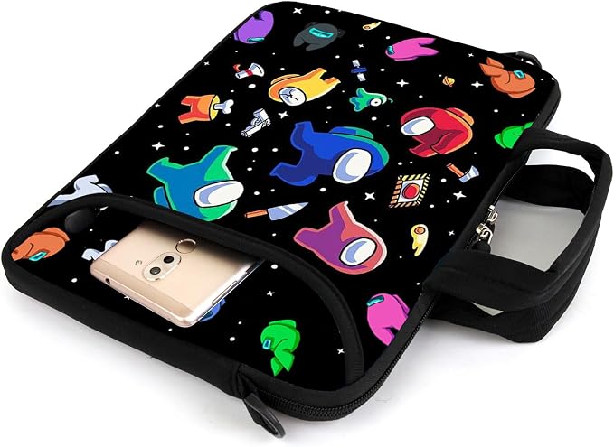 15" laptop sleeve laptop bag chromebook case adjustable shoulder strap with handle accessory pocket for men women (RYD-15-3)