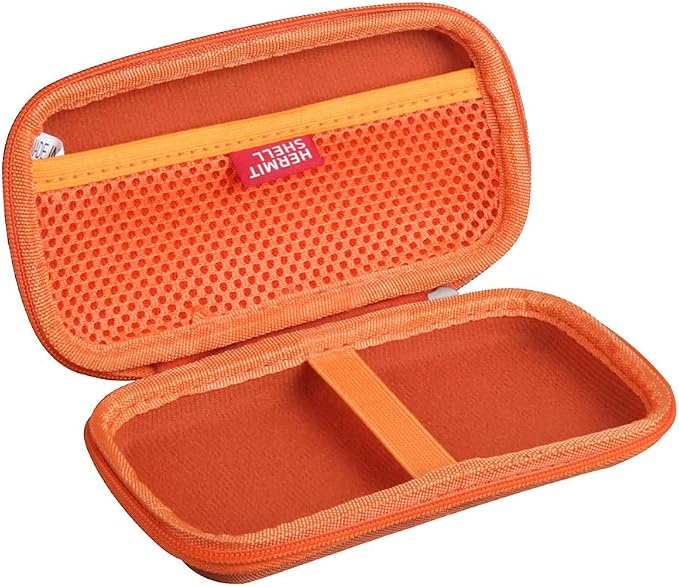 Hermitshell Hard Travel Case for INIU Portable Charger 10000mAh Power Bank [2022 Version] (Orange)