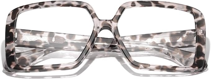 VISOONE Oversized TR90 Blue Light Blocking Glasses Fashion Accessories Non Prescription for Women Harvard