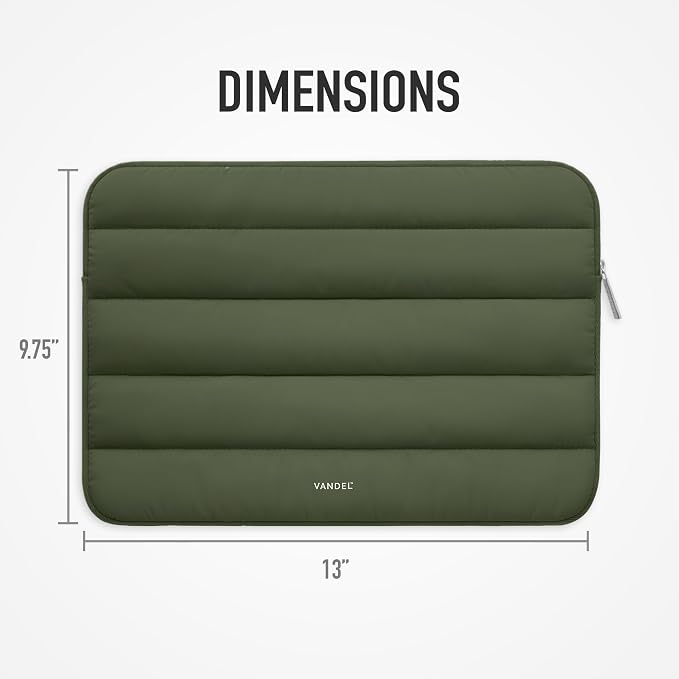 Vandel The Original Puffy Laptop Sleeve Case, 13-14 inch Laptop Sleeve Bag Case 13.3 Inch, Compatible with MacBook Air 13, Pro 14/13 iPad Pro 12.9, HP Dell ASUS, Computer Bag Cover