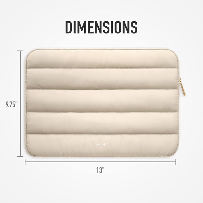 Vandel The Original Puffy Laptop Sleeve Case, 13-14 inch Laptop Sleeve Bag Case 13.3 Inch, Compatible with MacBook Air 13, Pro 14/13 iPad Pro 12.9, HP Dell ASUS, Computer Bag Cover