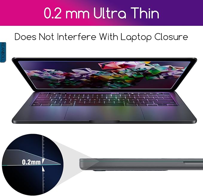 2 Pack 14 Inch Tempered Glass Laptop Screen Protector Compatible with All Other 14" Laptops Portable Monitor with 16:10 Aspect Ratio, (11.9 x 7.4 in, W x H) - Ultra Clear 9H, 14 Tempered Glass Shield