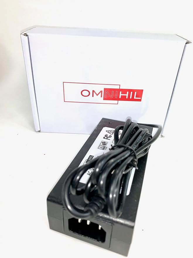 [UL Listed] OMNIHIL 8 Feet Long AC/DC Adapter Compatible with Polycom Studio Model P009 2201-85308-001 Video Bar Conferencing Device