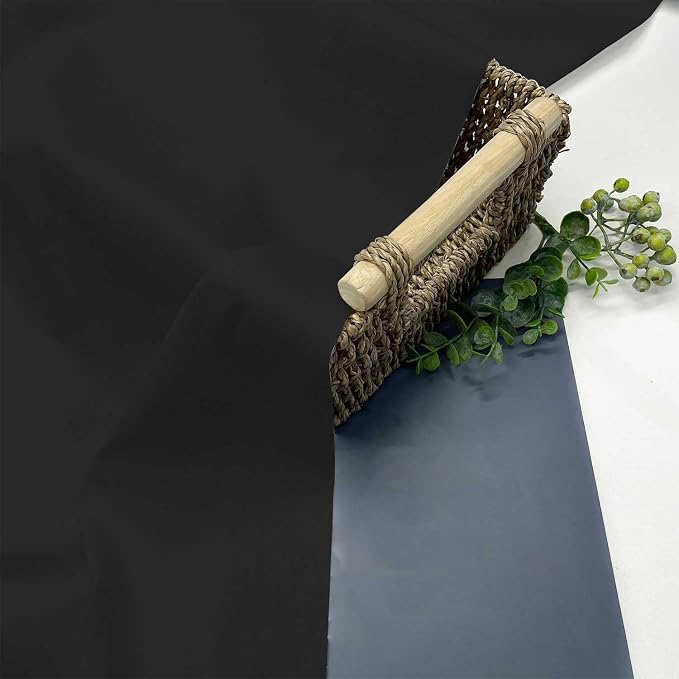Black Photo Backdrop for Photoshoot Black Background for Photography Photo Backdrop Curtain for Party 6 x 9 FT